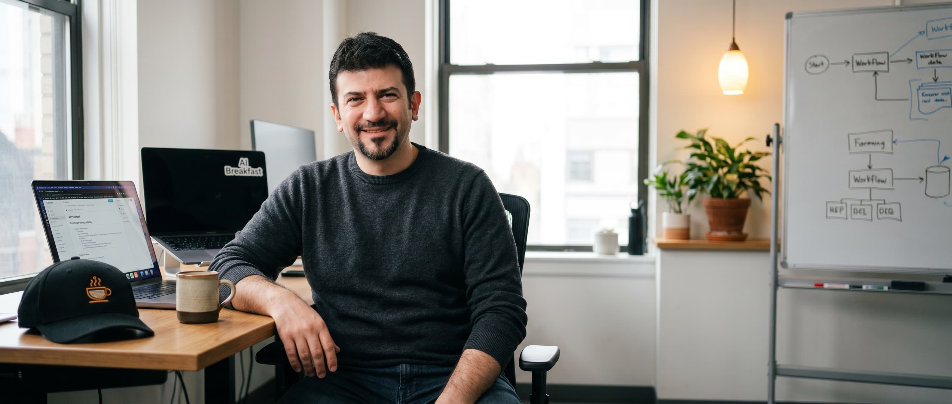 Goker Ezberci — host of the I Eat AI for Breakfast movement